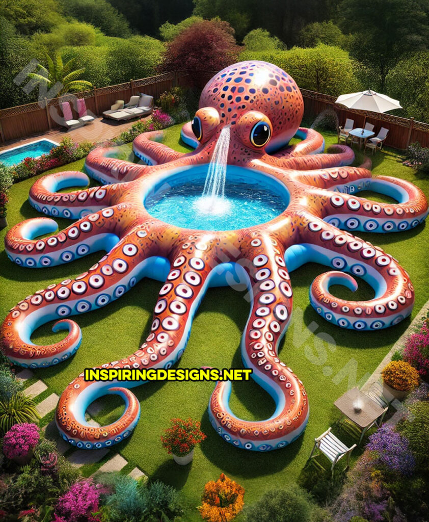 Inflatable Sea Creature Pools - Octopus