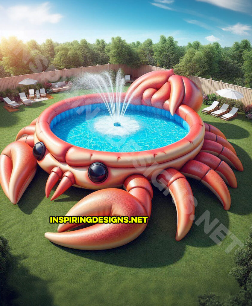 Inflatable Sea Creature Pools - Crab