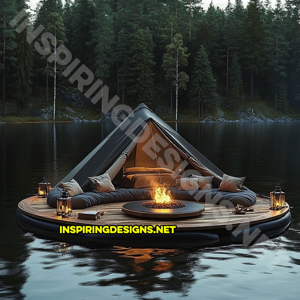 Floating campsite