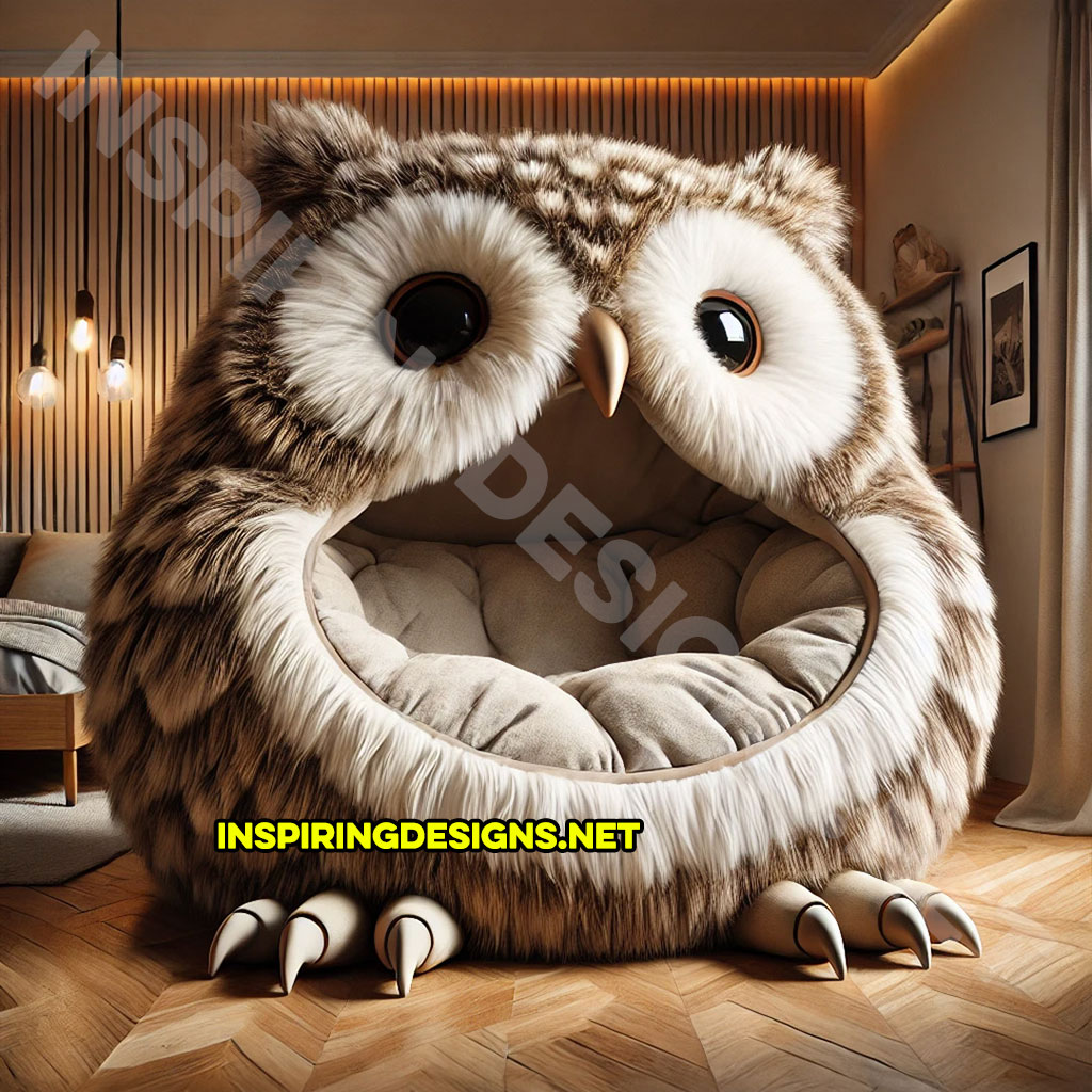 giant animal lounger in a Owl design