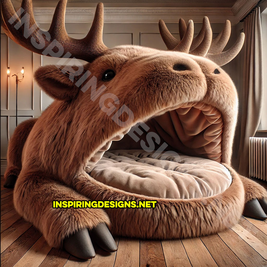 giant animal lounger in a Elk design