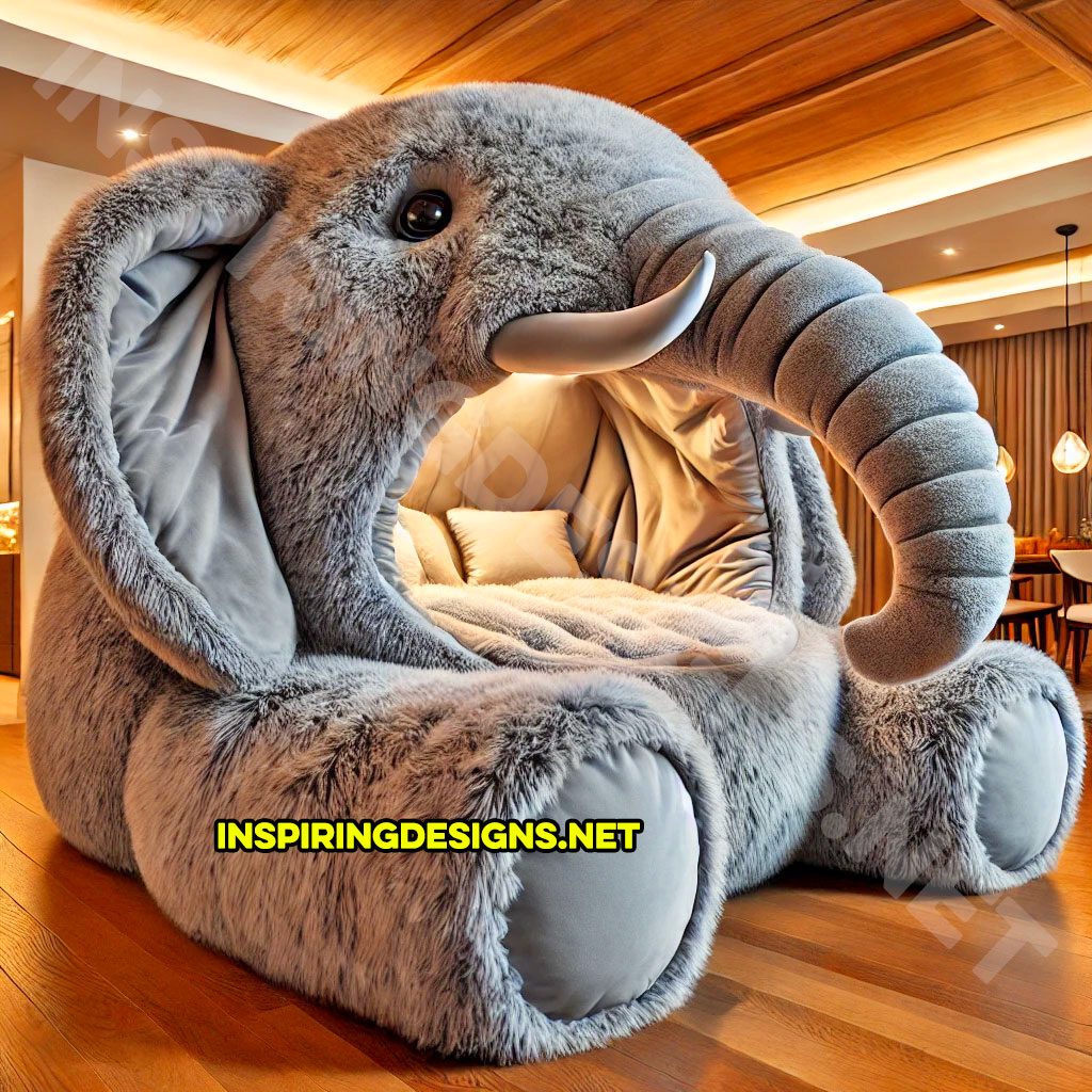 giant animal lounger in a Elephant design