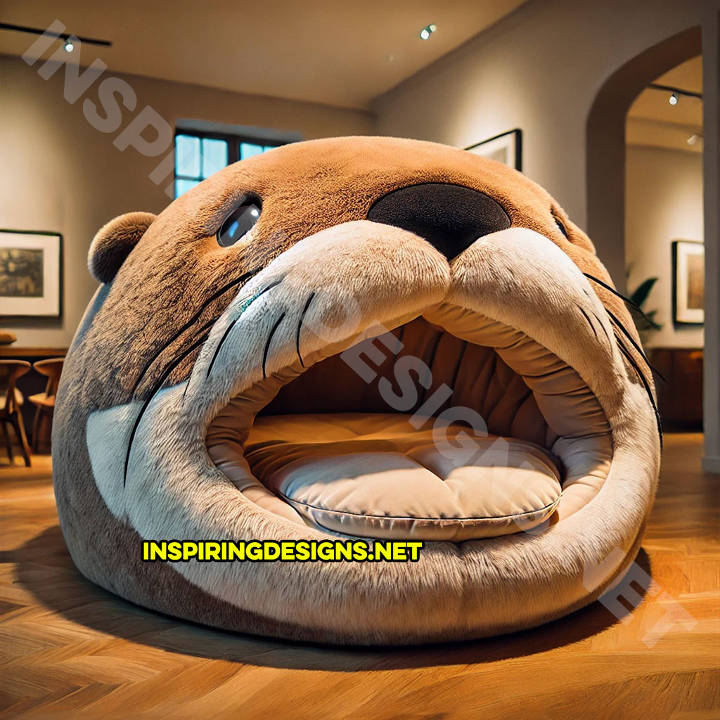 giant animal lounger in a Otter design