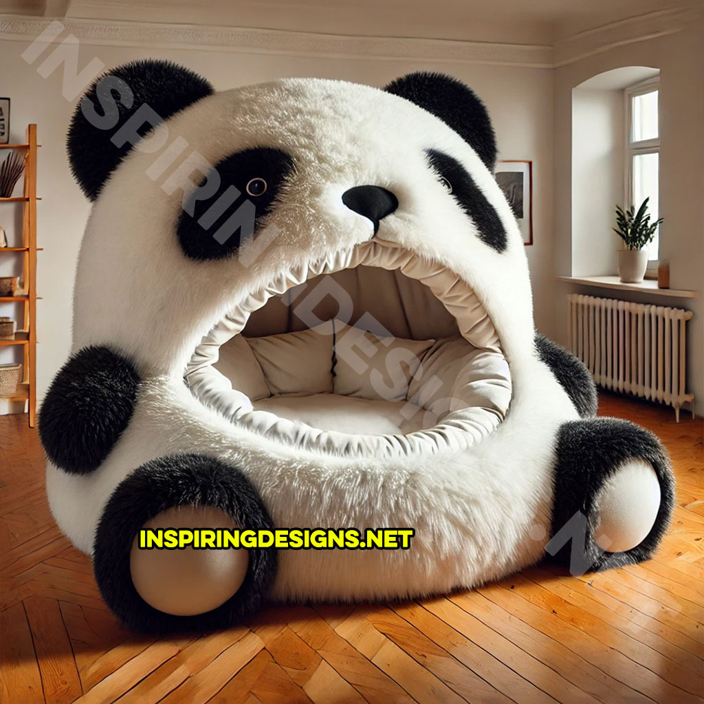 giant animal lounger in a Panda design