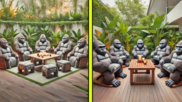 These Gorilla Patio Sets Are the Quirkiest Way to Elevate Your Patio Game