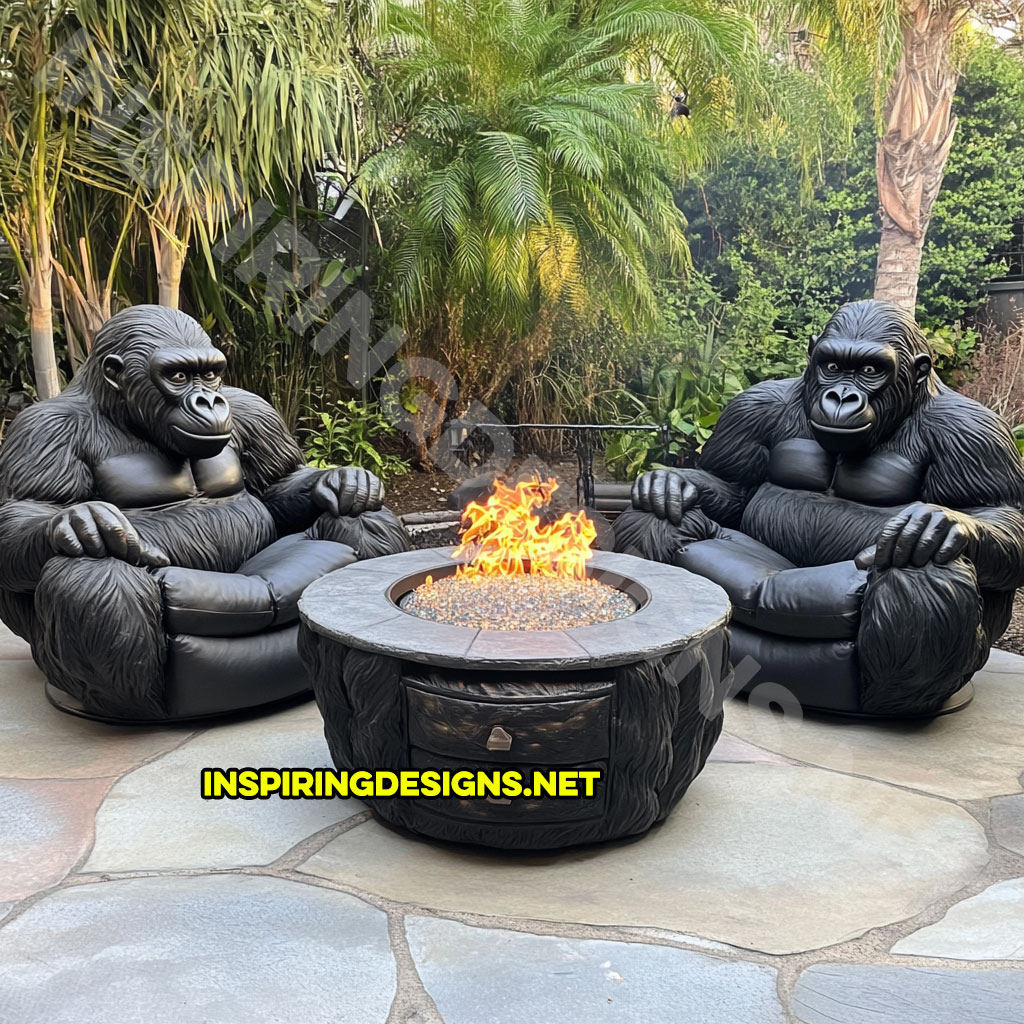 Gorilla patio sets in blacl color design