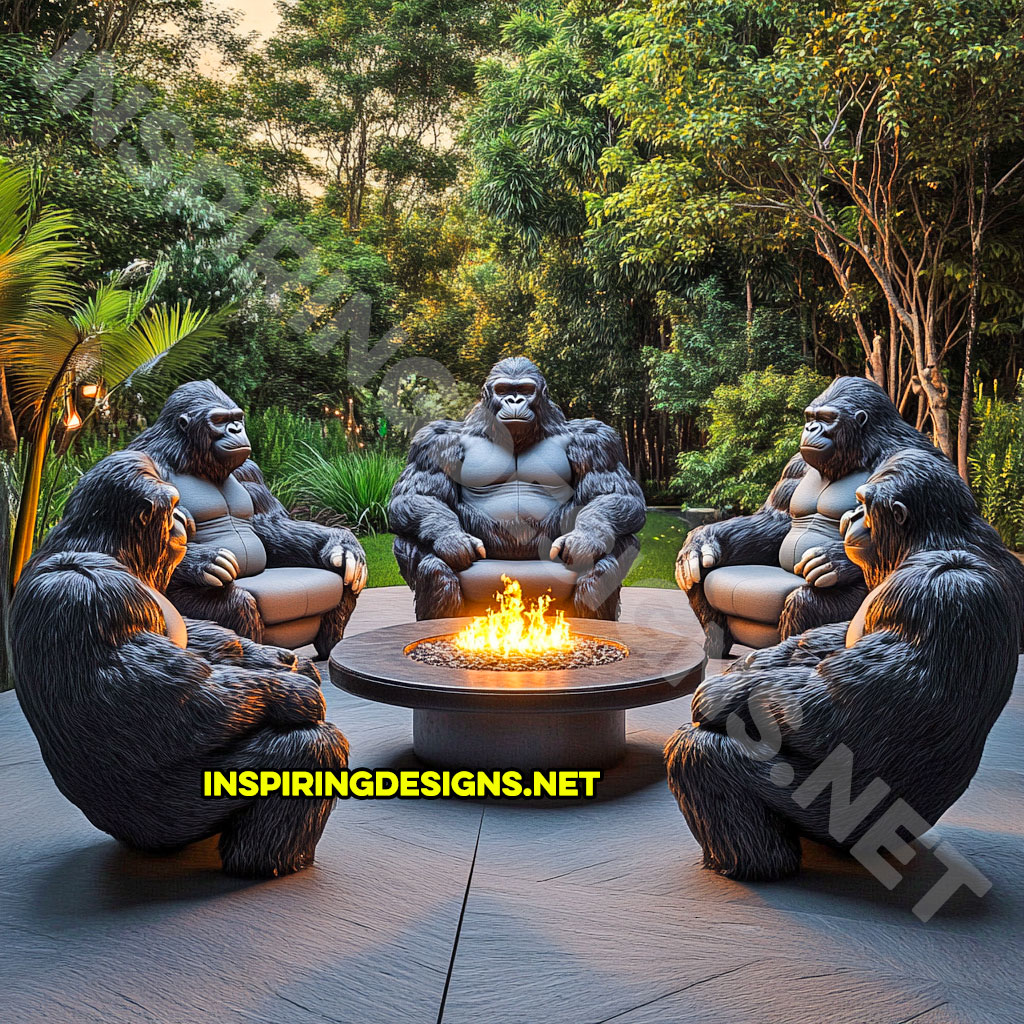 Gorilla patio sets in black color design