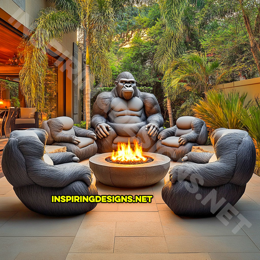 Gorilla patio sets in black color design