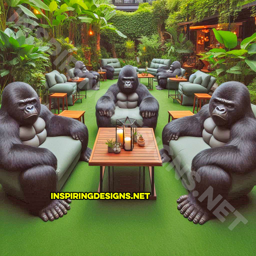 Gorilla patio sets in grey color design