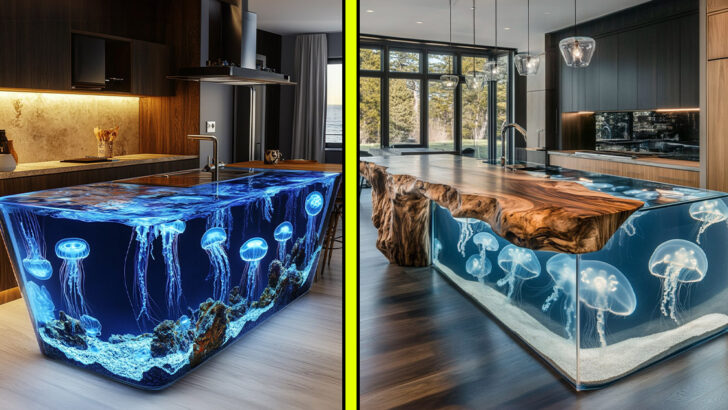 These Jellyfish Kitchen Islands Blend Art and Functionality in Stunning Fashion