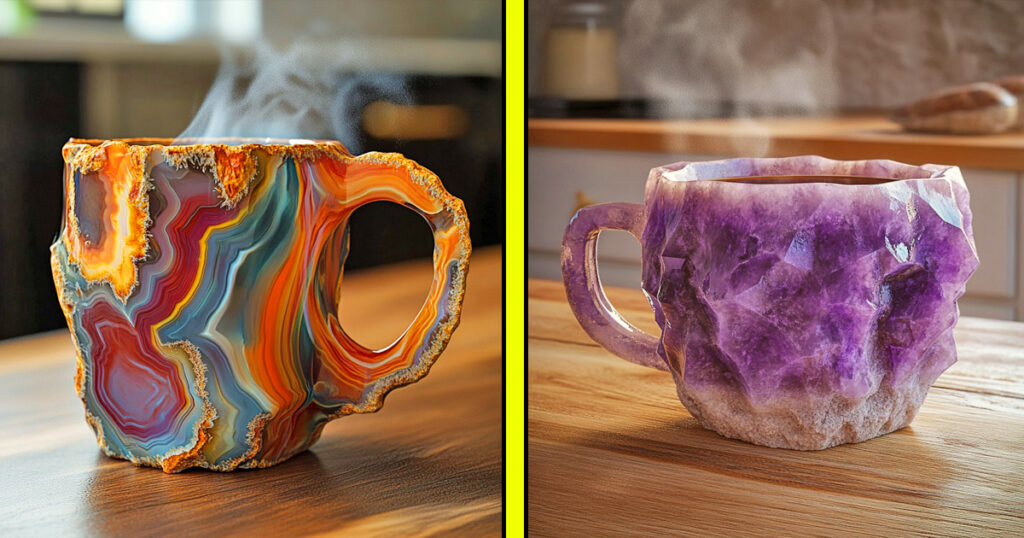 Mineral Crystal Coffee Mugs
