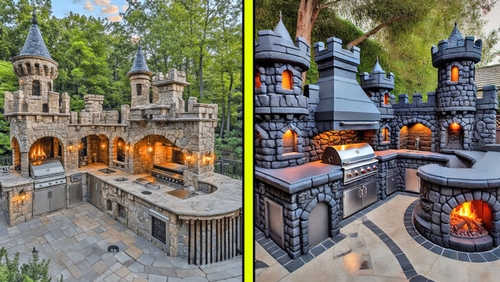 These Outdoor Castle Kitchens Are Perfect for Kings of the Grill