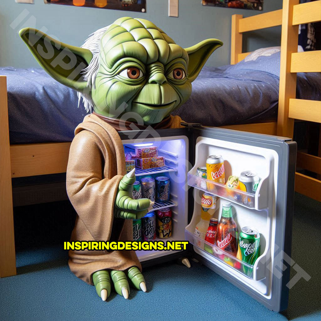 Star Wars mini fridge - Yoda