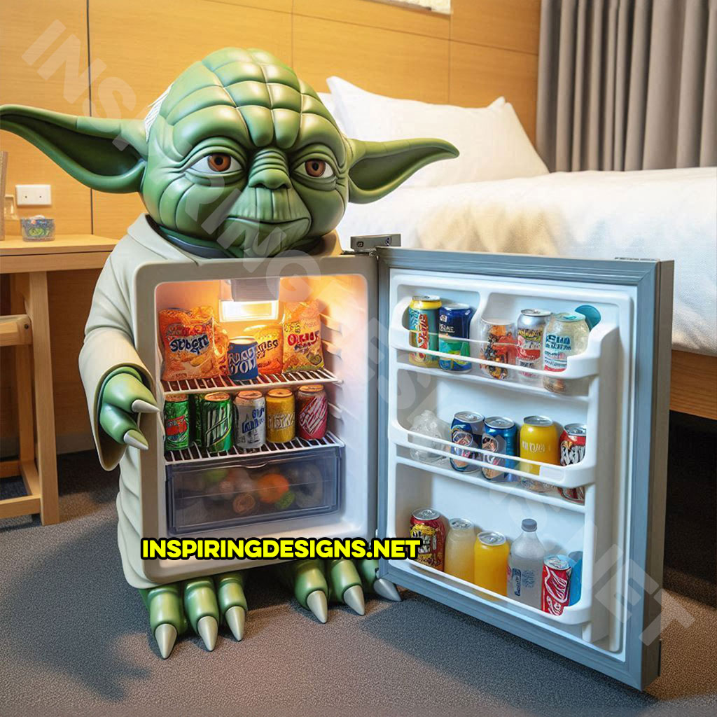 Star Wars mini fridge - Yoda