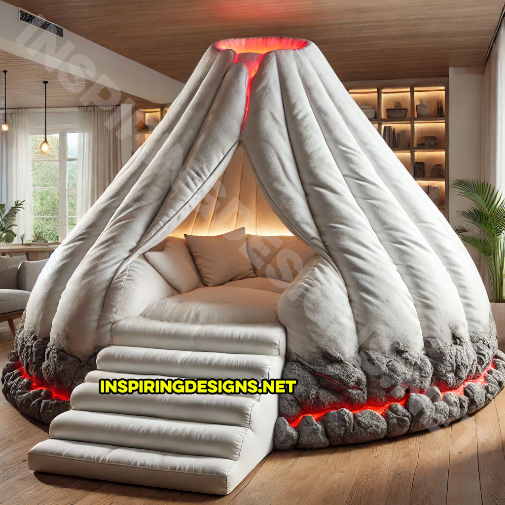 volcano sofa lounger in white