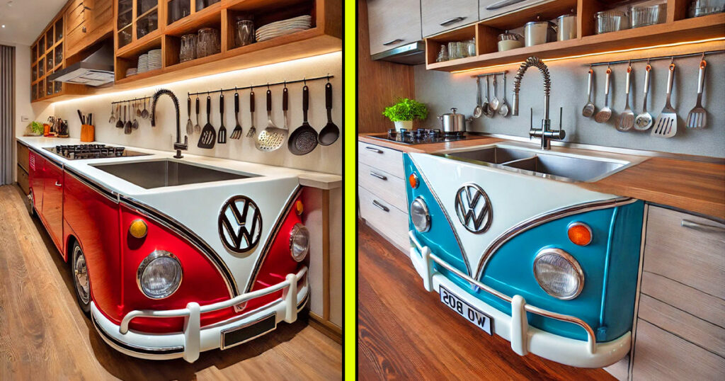 Volkswagen Bus Sinks