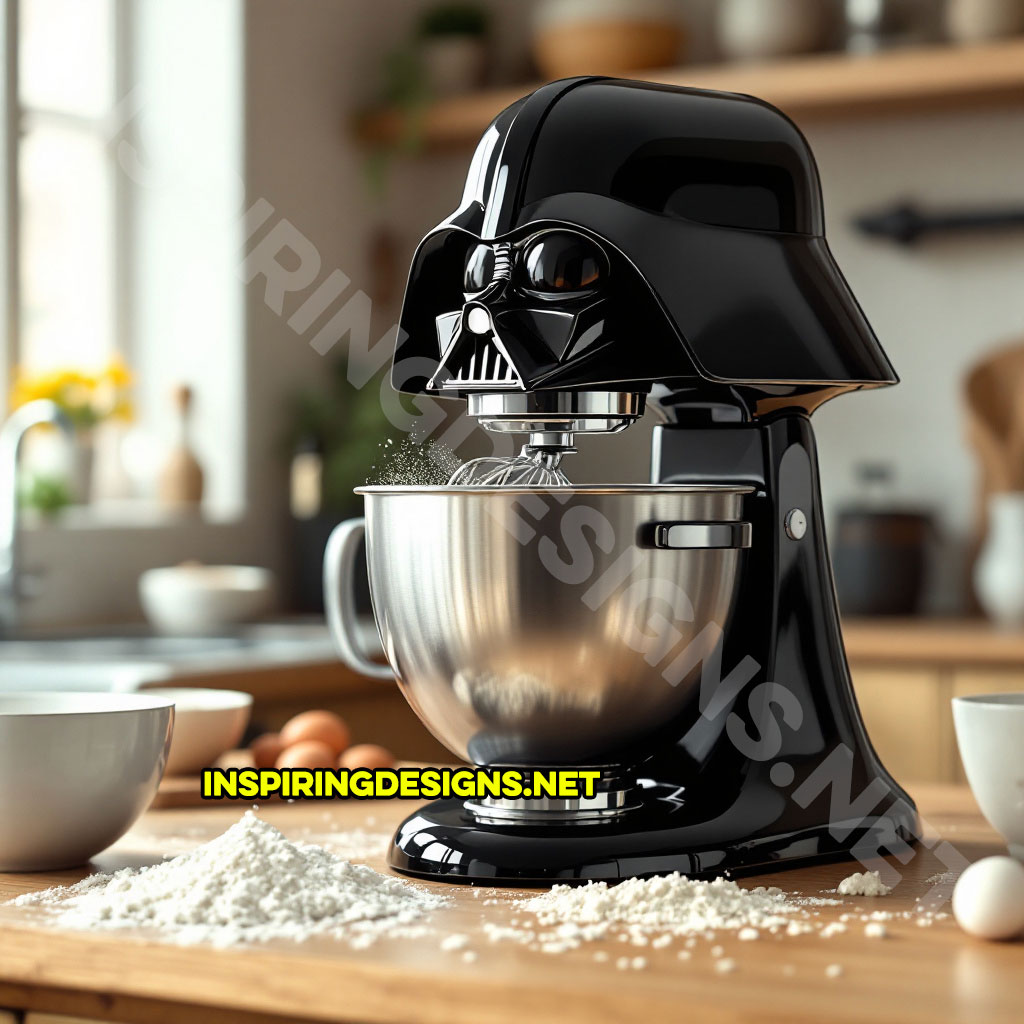 Star Wars baking mixer in a Darth Vader design