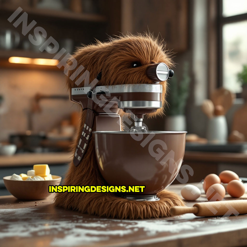 Star Wars baking mixer in a Chewbacca design