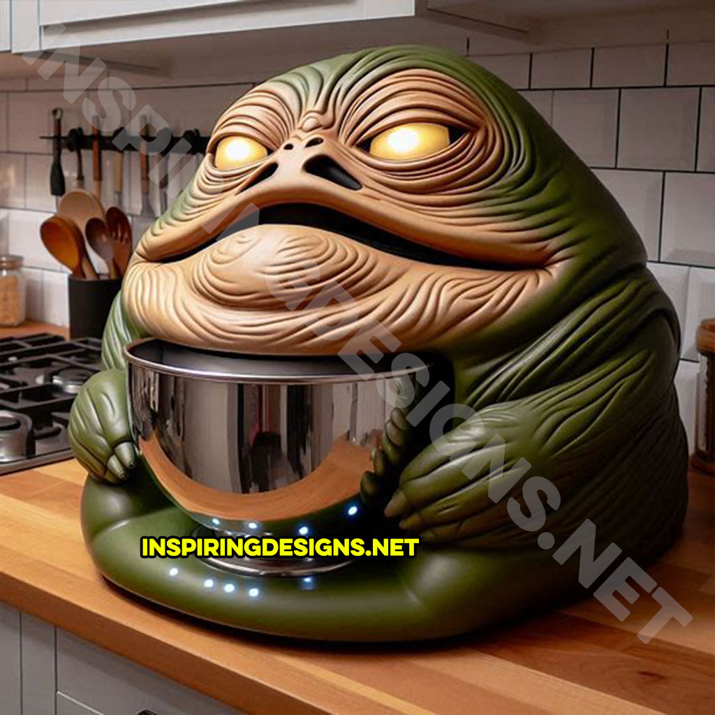 Star Wars baking mixer in a Jabba The Hutt design