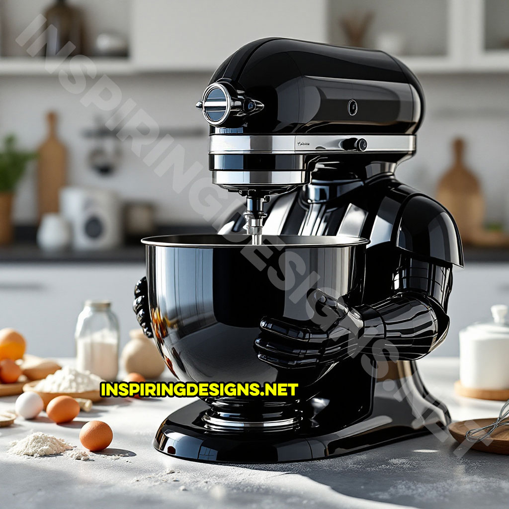 Star Wars baking mixer in a Darth Vader design