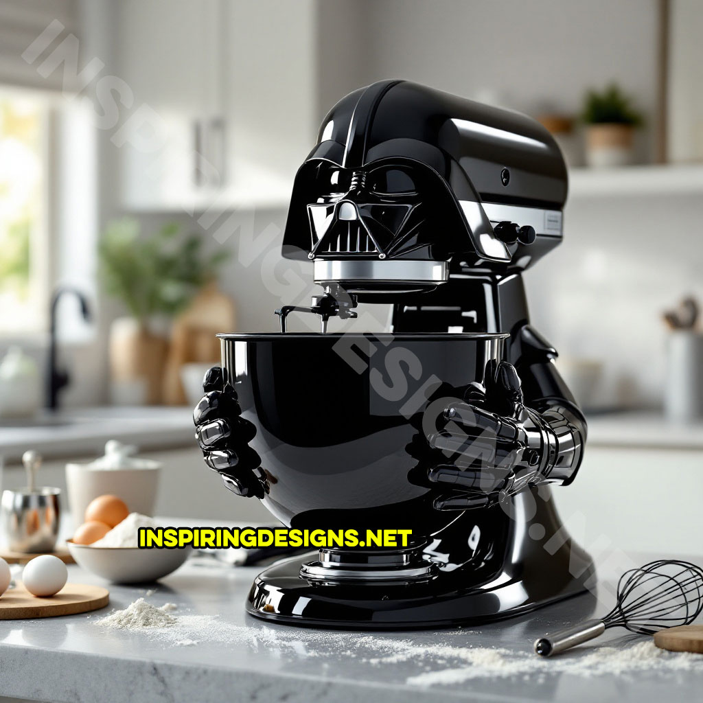 Star Wars baking mixer in a Darth Vader design