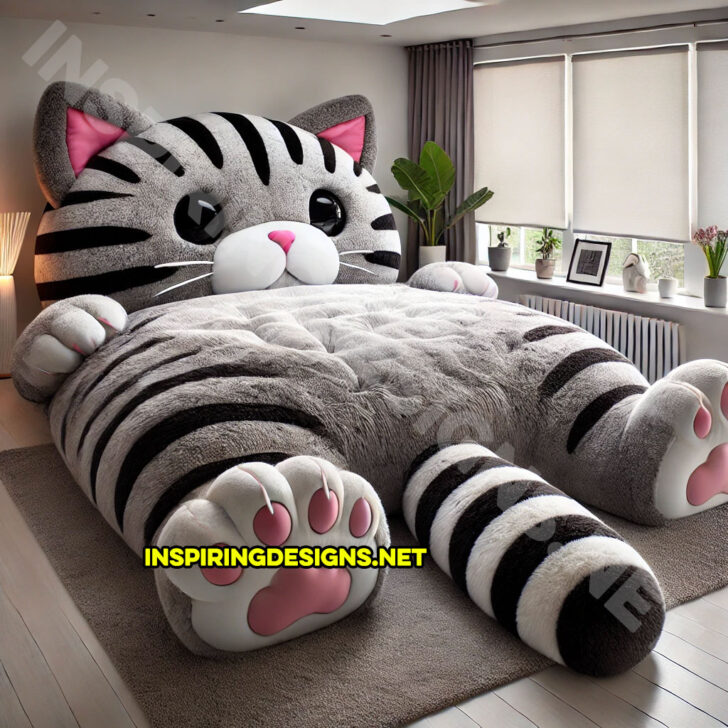 These Cat Shaped Beds Are The Perfect Spot For a Cat Nap – Inspiring ...