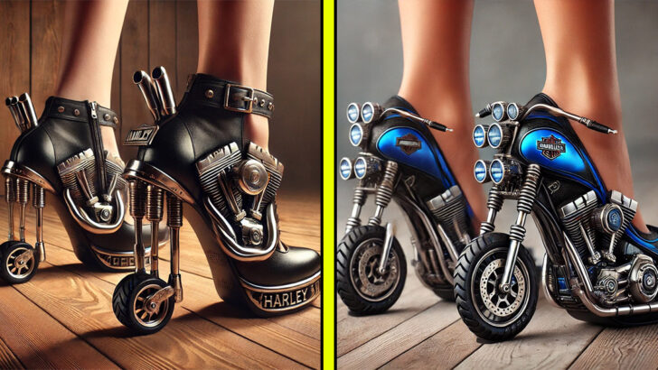 These Harley Heels Turn Biker Style into High Fashion