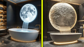 Moon waterfall bathtubs