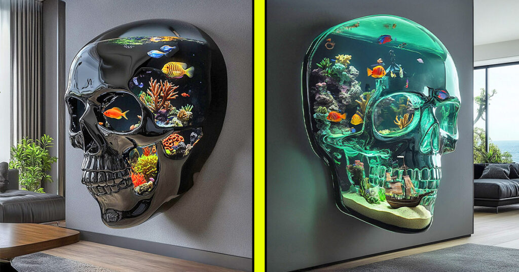 Skull aquariums
