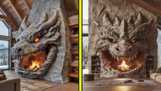 Dragon fireplaces