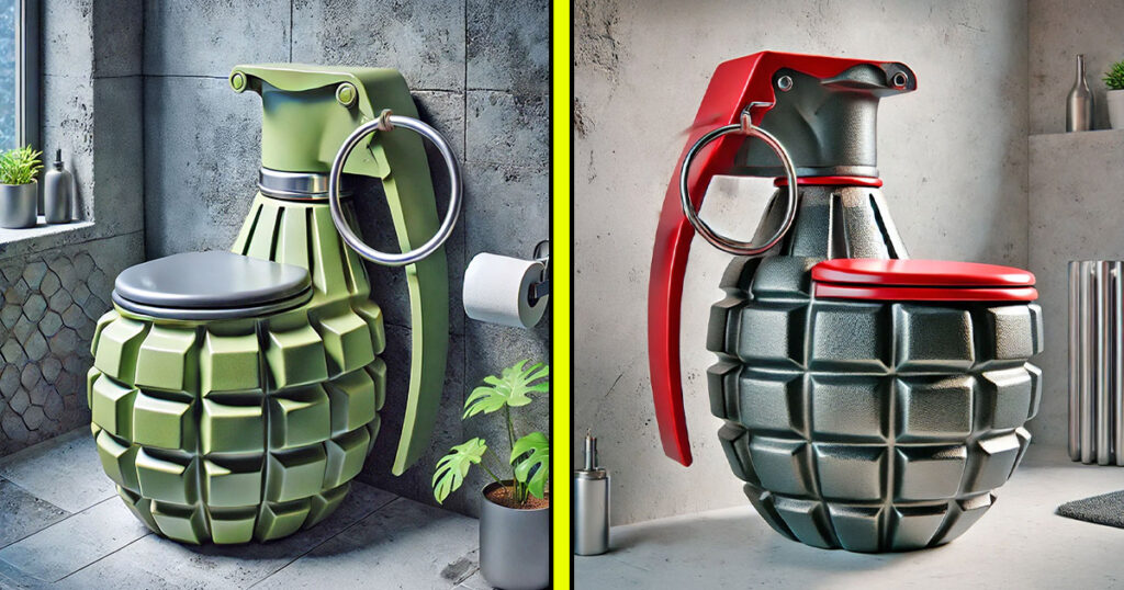 Grenade toilets