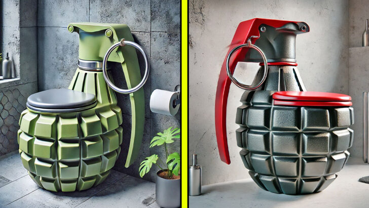 These Grenade Toilets Will Have You Dropping Bombs In The Bathroom