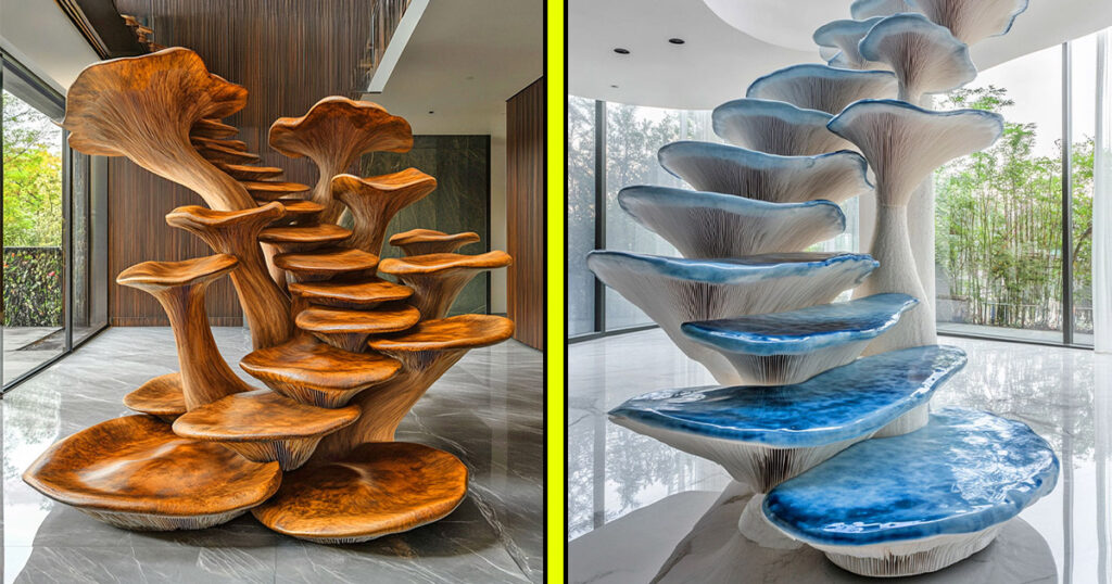 Mushroom staircases
