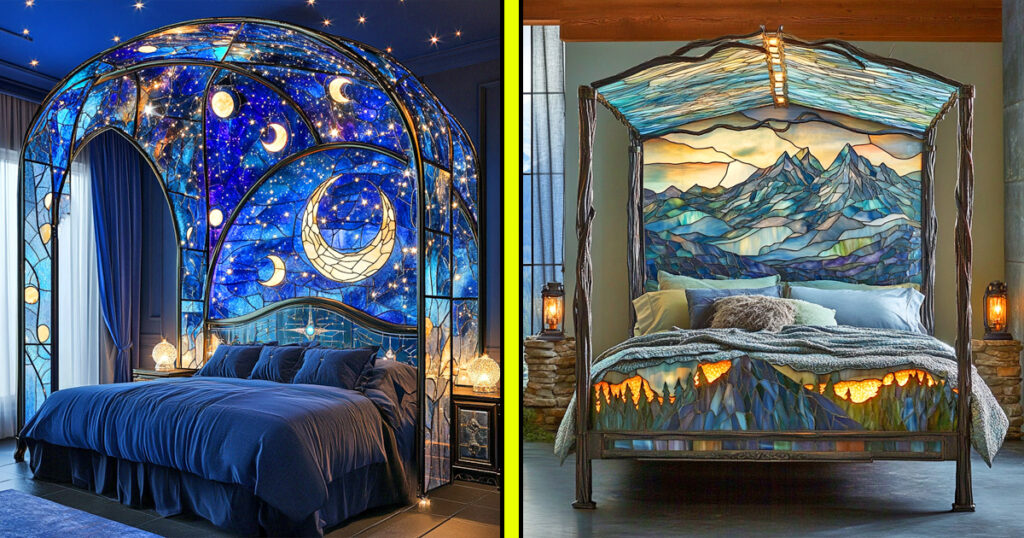 Stained glass beds