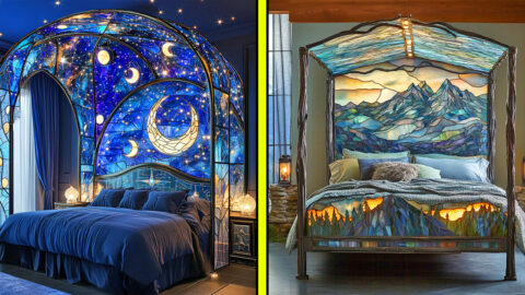 Stained glass beds