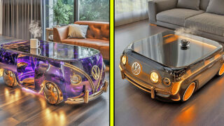 Volkswagen bus coffee tables