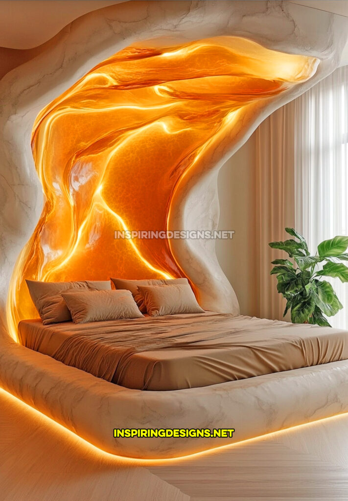 active scene bed with a flowing plasma scene