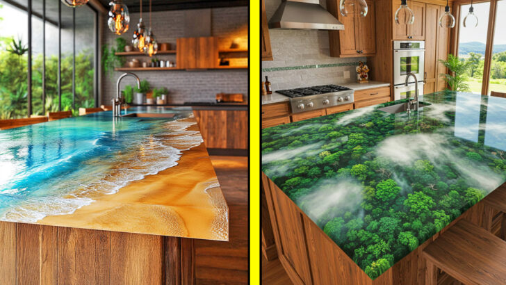 These Active Scene Countertops Will Bring Your Kitchen to Life—Literally