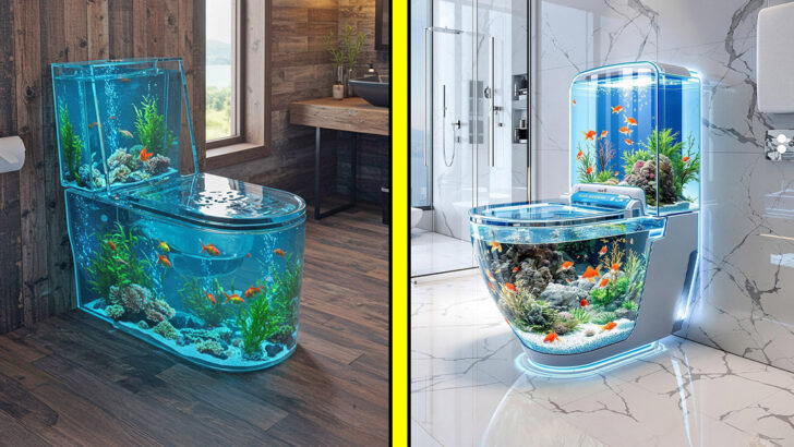 These Aquarium Toilets Are the Ultimate Flex for Fish Lovers