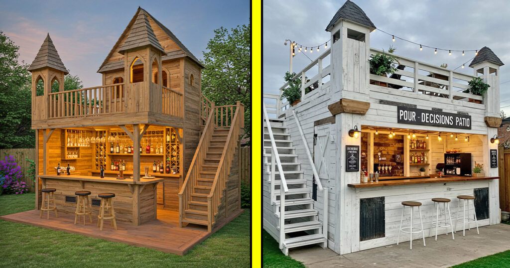 DIY Backyard Bars