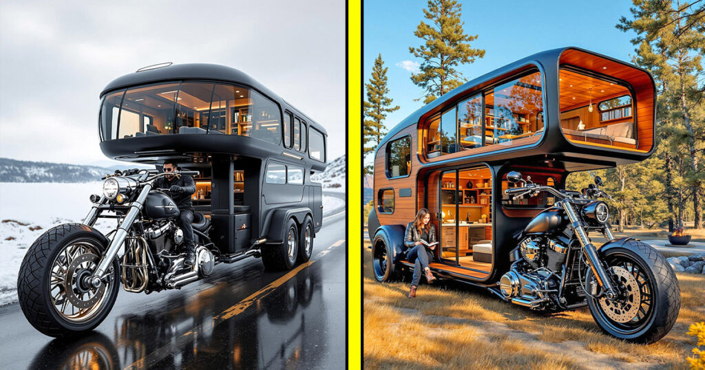 Two-storey Harley Campers