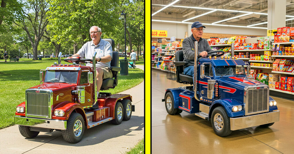 Semi-truck mobility scooters