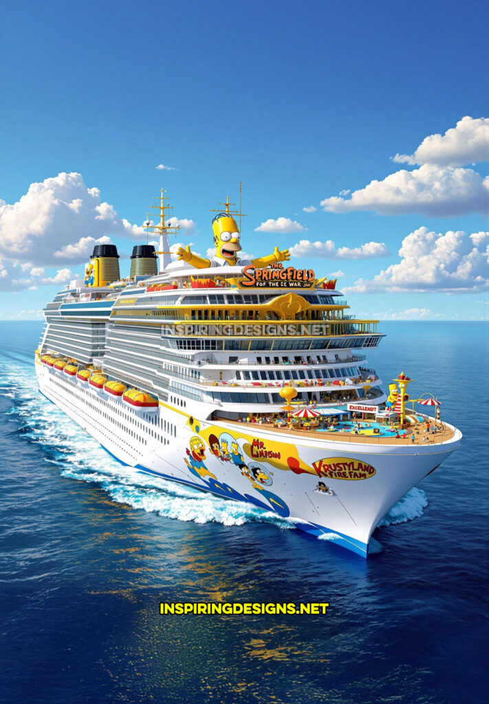 A Simpsons Themed Cruise Ship