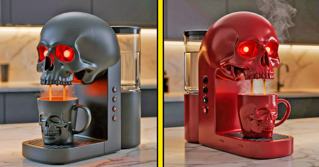 Skull coffee makers