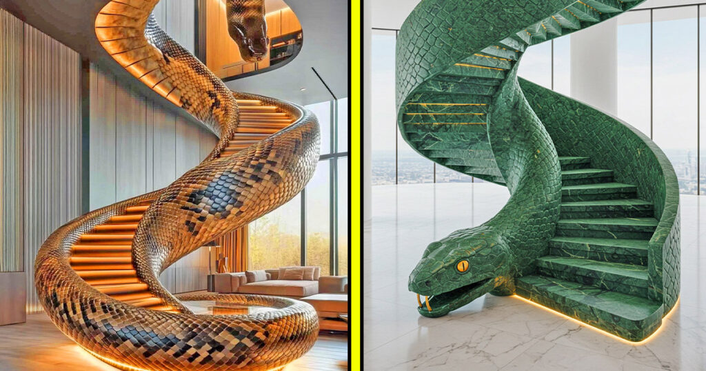 Snake staircases