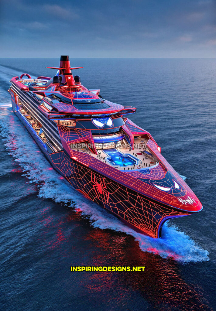 A Spiderman Themed Cruise Ship