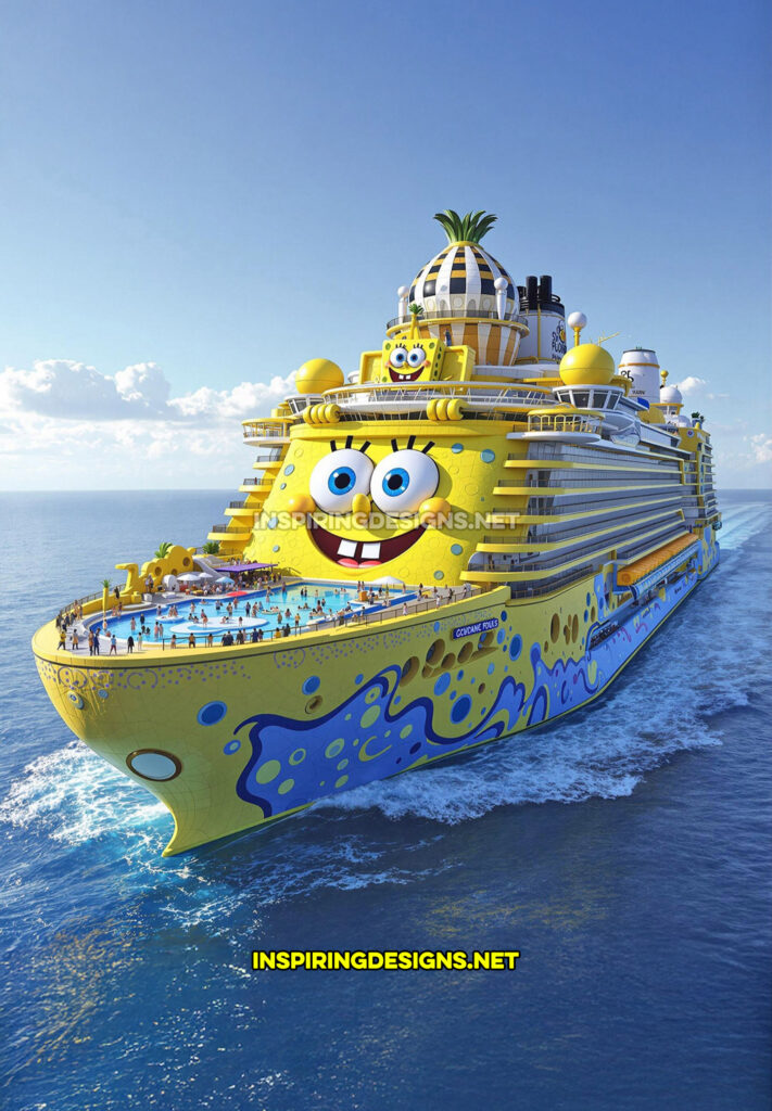 A Spongebob Themed Cruise Ship