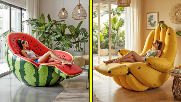 These Fruit Recliners Look So Real, You Might Try to Take a Bite