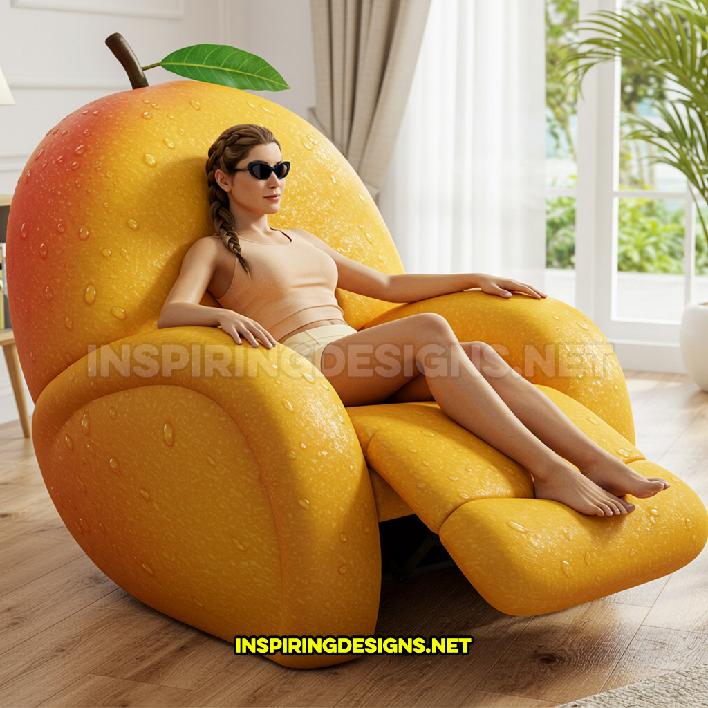 fruit recliner in a mango design