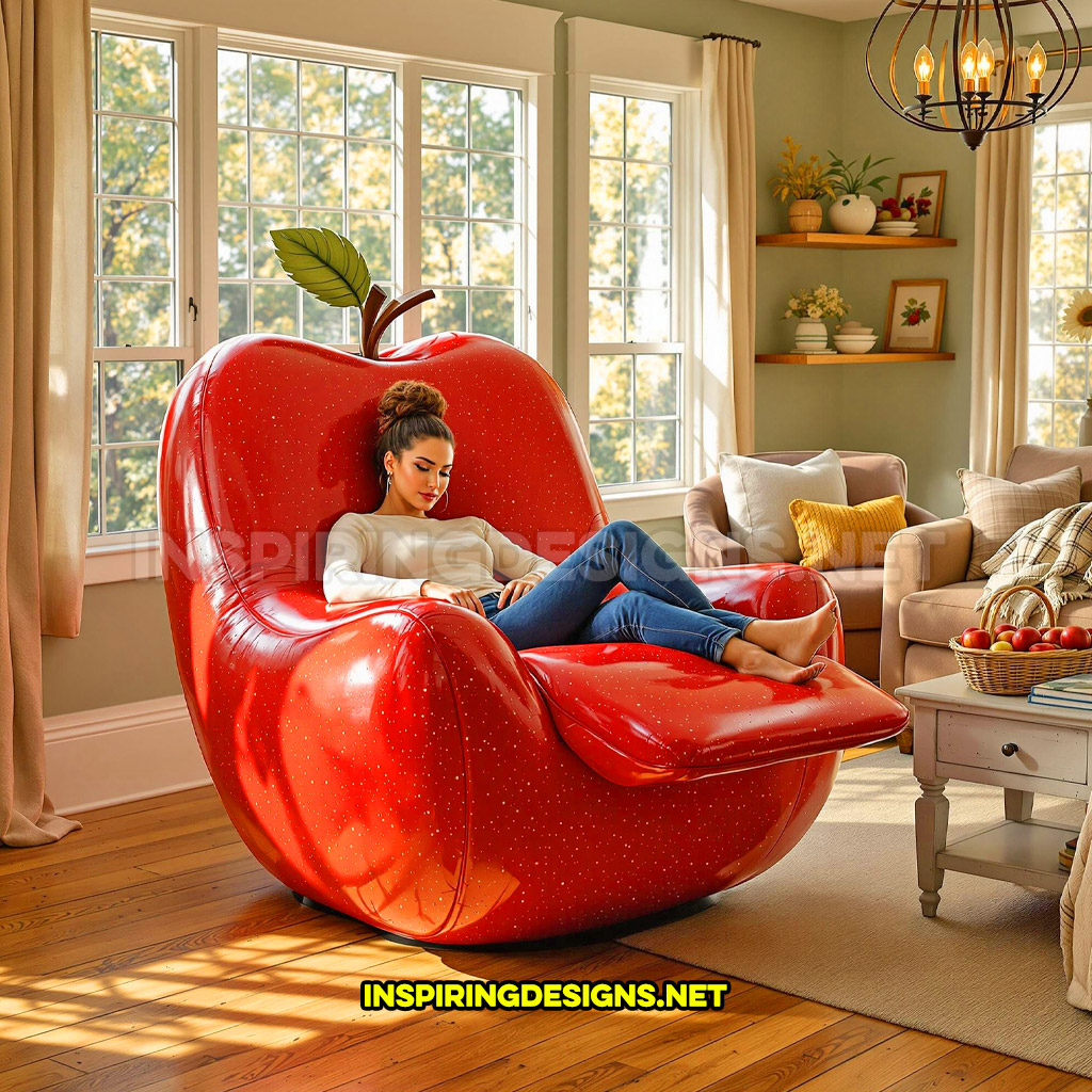 fruit recliner in a apple design